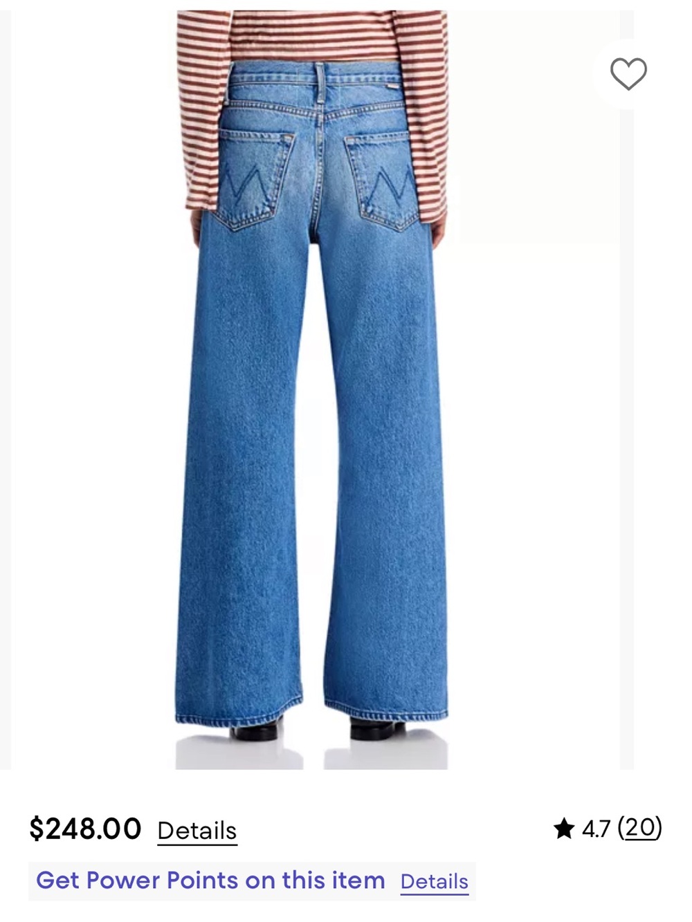 MOTHER The Lemon Twist High-Rise Flare Jeans Sz 25 NWOT - Picture 3 of 5